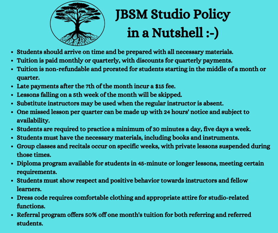 Studio Policy
